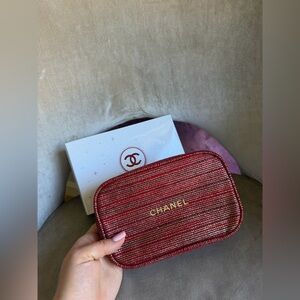 Brand new Chanel cosmetic pouch with original box 2022